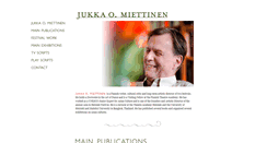 Desktop Screenshot of jukkaomiettinen.com